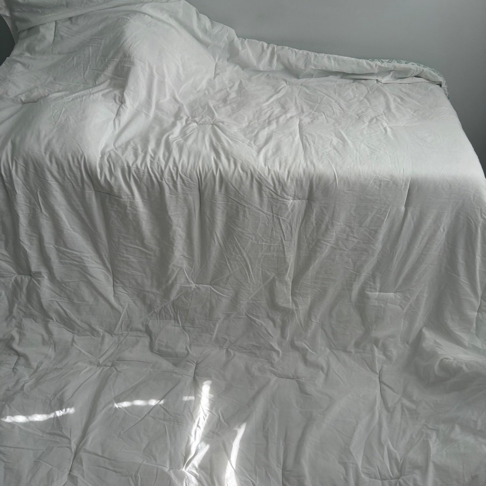 Madison Park Dawn Floral Patchwork King Comforter w/2 Shams Coral Grn Lace Trim - Picture 10 of 15